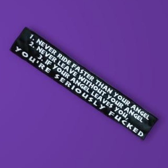 Never ride faster than your angel or leave w/o your angel, if angel leaves you.. - Picture 2 of 4